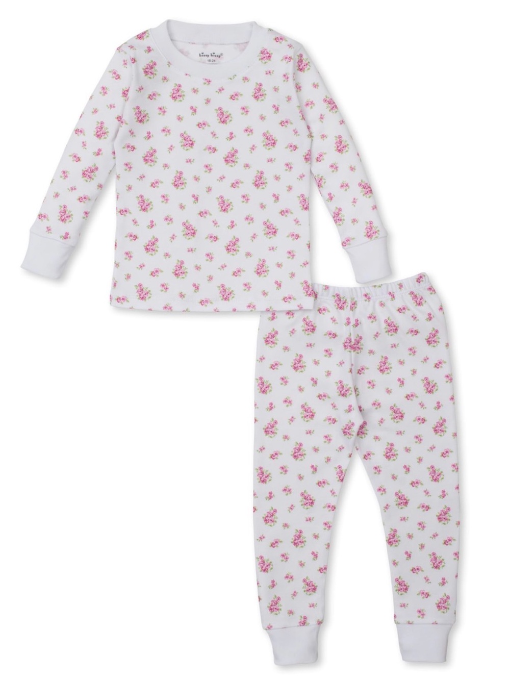 KISSY KISSY Coming Up Roses Pima Pajama Set - 12-18M